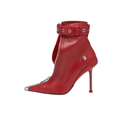 Alexander McQueen Ботильоны Красные Женские