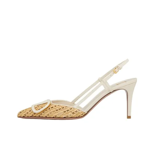 Valentino Узкий каблук высокий каблук 8 см женский коричневый