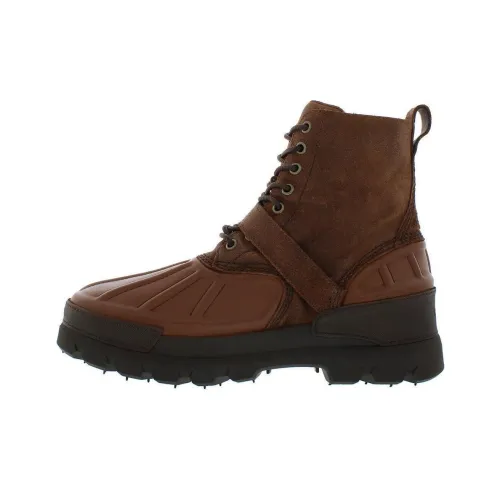 Polo Ralph Lauren Короткий Мартин Ботин Мужской Коричневый