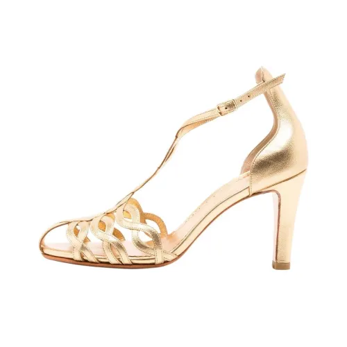 Sarah Chofakian Diana Узкий каблук Высокие каблуки 7,5 см Женские Золотой