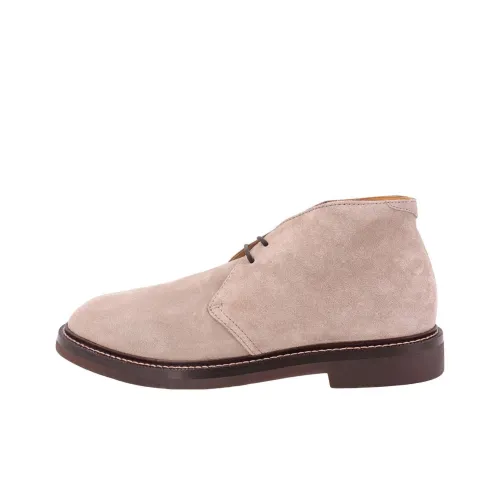 BRUNELLO CUCINELLI Ботильоны Мужские Светлый Умбра