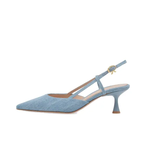 GIANVITO ROSSI Ascent Узкий каблук Высокие каблуки 5,5 см Женские Светло-синий