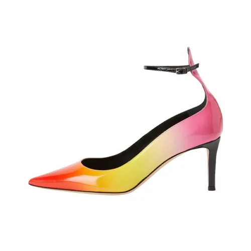 Giuseppe Zanotti GZ Узкий каблук Высокие каблуки Женские Красный Желтый