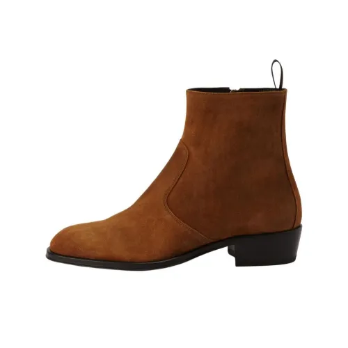 Giuseppe Zanotti GZ Ludhovic Botильоны 4CM Мужской Коричневый