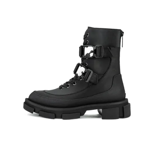 Both Gao High Топ Martin Boot Унисекс Черный