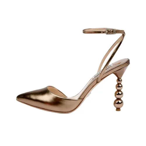Badgley Mischka Indie II Нестандартный каблук Высокие каблуки 9,5 см Женские Медный