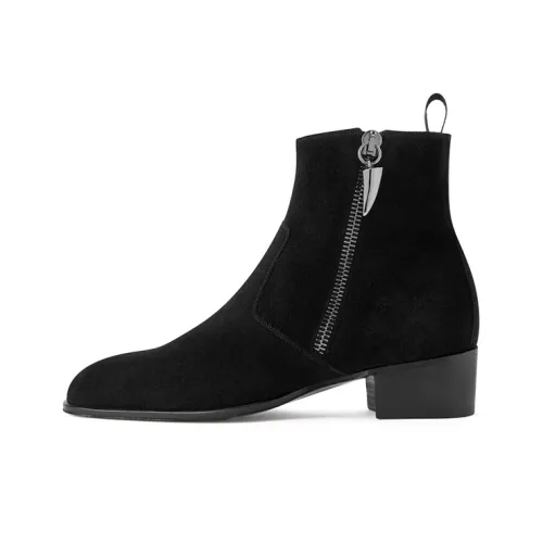 Giuseppe Zanotti GZ Botulки 4CM Мужской Черный