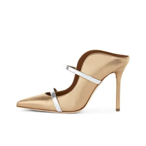 Malone Souliers Узкий каблук Высокие каблуки 10 см Женские Золотой