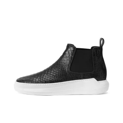 Giuseppe Zanotti GZ Conley Ankle Длина Челси Мужской Черный Белый