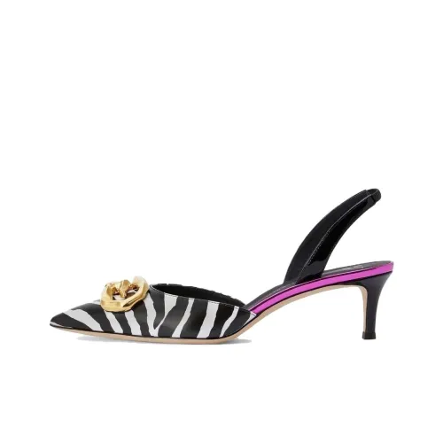GIUSEPPE ZANOTTI Высокие каблуки Черно-белая панда Женские