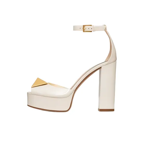 Valentino One Stud Высокие каблуки Белый Женские