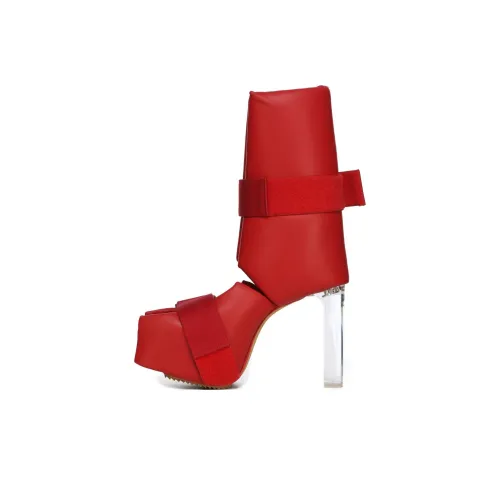 RICK OWENS Ботильоны Красные Женские