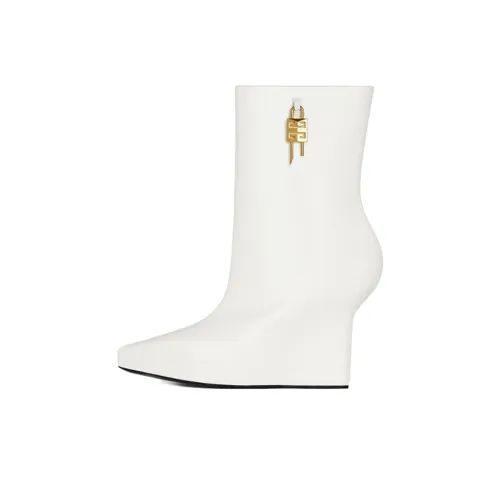 Givenchy г Замок Ботильоны 7,8 см Женские Белые