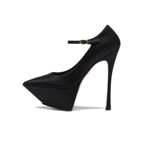 AMINA MUADDI Узкий каблук Высокие каблуки 15 см Женские Черный