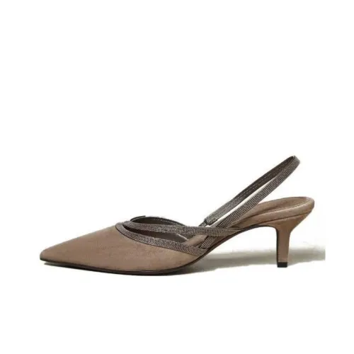 Brunello Cucinelli Высокие каблуки Коричневый Женские
