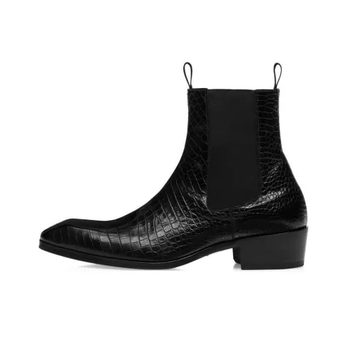 TOM FORD Короткий Челси 4CM Мужской Черный