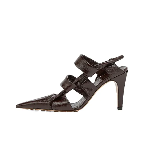 Bottega Veneta Point Высокие каблуки Коричневый Женские