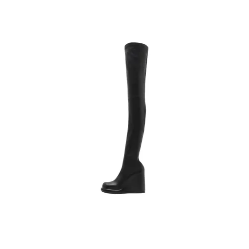 Burberry Pillar Over The Knee Boots 9,5cm Женские Черные