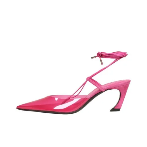 Schutz Elyra Нестандартный каблук Высокие каблуки 7,2 см Женские Розовый