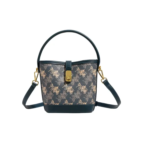 H YXIANG Microfiber Synthetic Leather Bag Women's Blue H YXIANG Микрофибра Синтетическая Кожа Сумка Женская Синяя