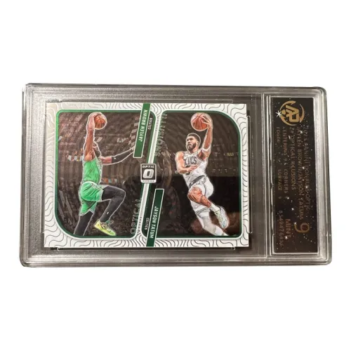 Панини Селтикс Джейлен Коричневый Оптик ДУАЛ Splash Красивый Слэм-данк Карта Звезда Карта Редкая Карта Сертифицированные карточки 1 шт