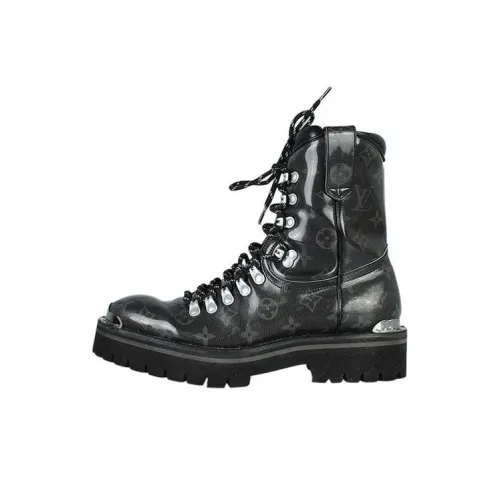 LOUIS VUITTON Короткий ботинок Martin мужской черный