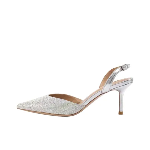 NICOLI Nicolize Узкий каблук Высокие каблуки 7 см Женские Серебристые