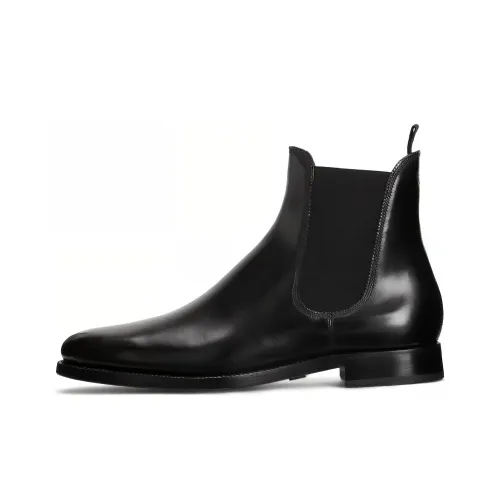 Ralph Lauren Purple Label Короткий Челси 2см Мужской Черный