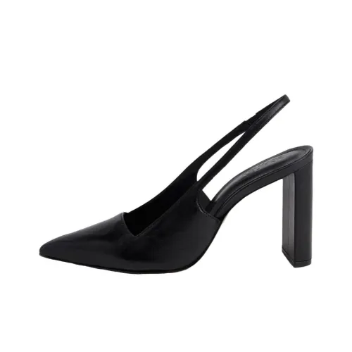 Schutz Грубый каблук Высокие каблуки Женские Черный