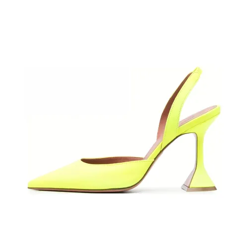 AMINA MUADDI Узкий каблук Высокие каблуки 9,5 см Женские Желтый