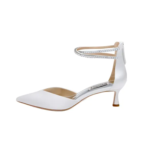 Badgley Mischka Lilibeth Высокие каблуки 5 см Женские Белые