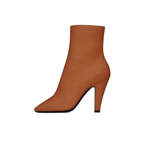 SAINT LAURENT 68 Ботильоны Женские Умбра