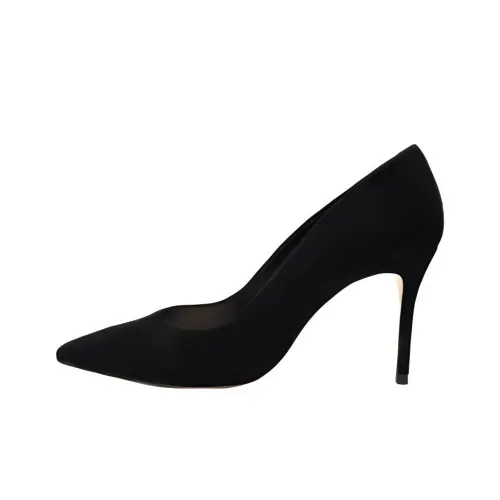 Schutz LOU Lo Узкий каблук Высокие каблуки 8,4CM Женские Черный