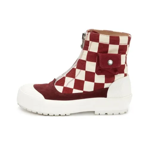 JW Anderson Ботильоны Красно-белые Женские