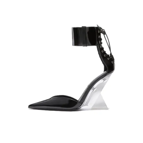 The Attico Нестандартный каблук Высокие каблуки 10,5 см Женские Черный