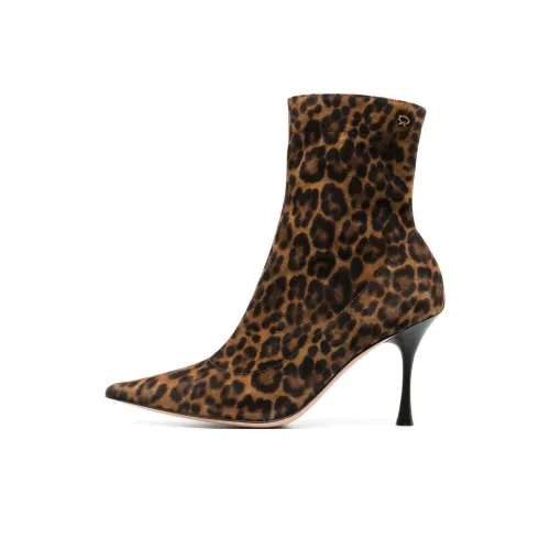 GIANVITO ROSSI Ботильоны 9,5 см Женские Коричневый