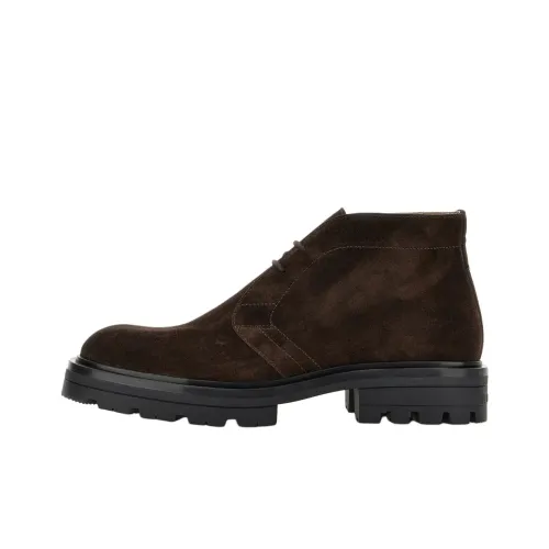 HOGAN H673 Ботильоны 5 см Мужской Коричневый