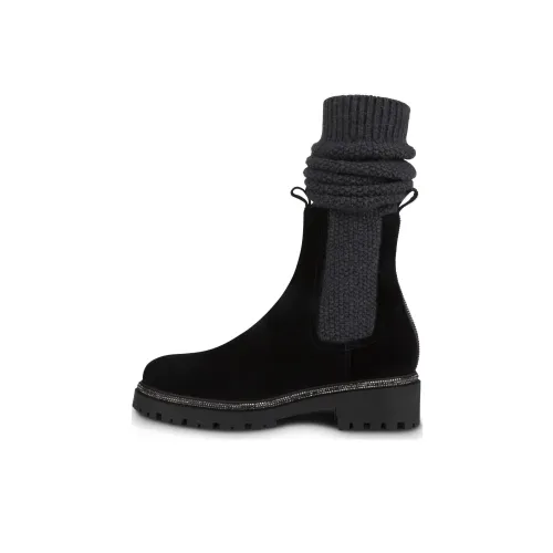 RENE CAOVILLA Челси Женские Черный