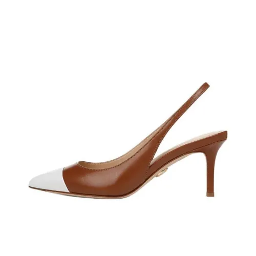 Veronica Beard Liliana Узкий каблук Высокие каблуки 7 см Женские Коричневый