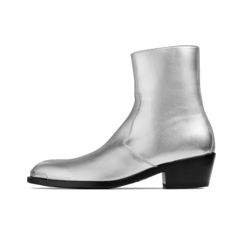Jimmy Choo Ботильоны 5,5 см Мужские Серебряные