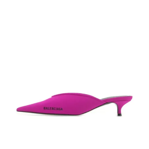 Balenciaga Узкий каблук Высокие каблуки 3 см Женские Фиолетовый