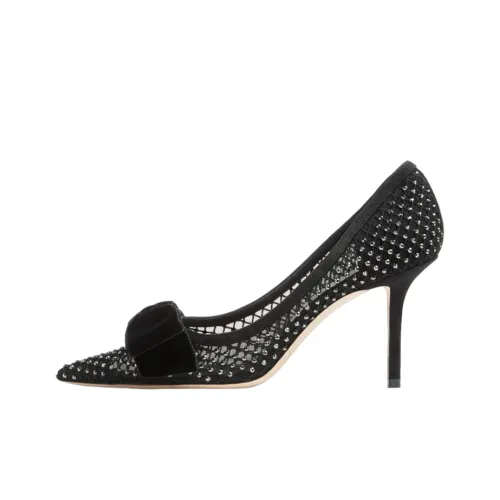 Jimmy Choo LOVE Низкий каблук Высокий каблук 8,5 см Женский Черный