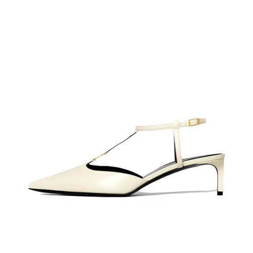 CELINE Triomphe Низкий профиль Высокие каблуки 5 см Женские Молоко