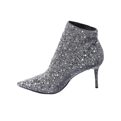 NICOLI Shryne Ботильоны 8 см Женские Серые