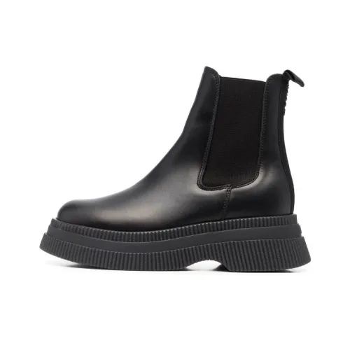 GANNI Челси Женские Черный