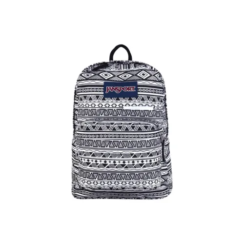 JanSport Ткань Рюкзак Средний Унисекс Черный Белый