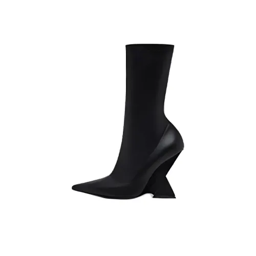 The Attico Ботильоны 10,5 см Женские Черные