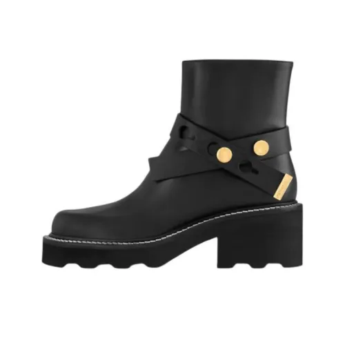 LOUIS VUITTON Beaubourg Ботильоны 4CM Женские Черный