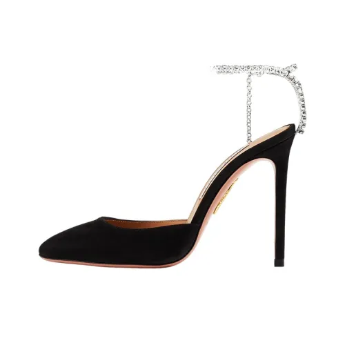 AQUAZZURA Ледяной Узкий каблук Высокие каблуки 10,5 см Женские Черный