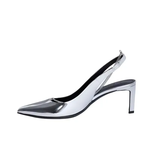 Zadig Voltaire Высокие каблуки 6,8 см Женские Серебряные